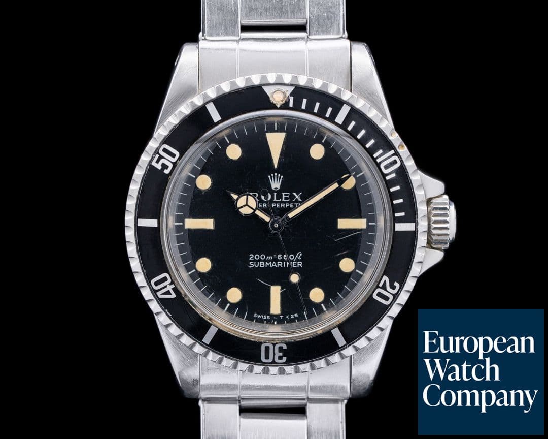 Image of Rolex 5513 Submariner SS Black Dial Circa. 1967