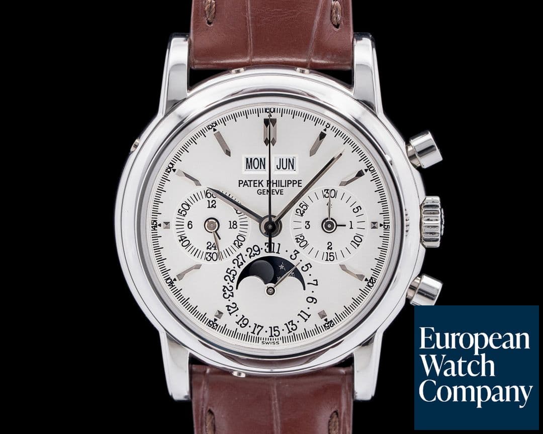 Image of Patek Philippe 3970EP-021 Perpetual Calendar Chronograph Platinum Silver Dial