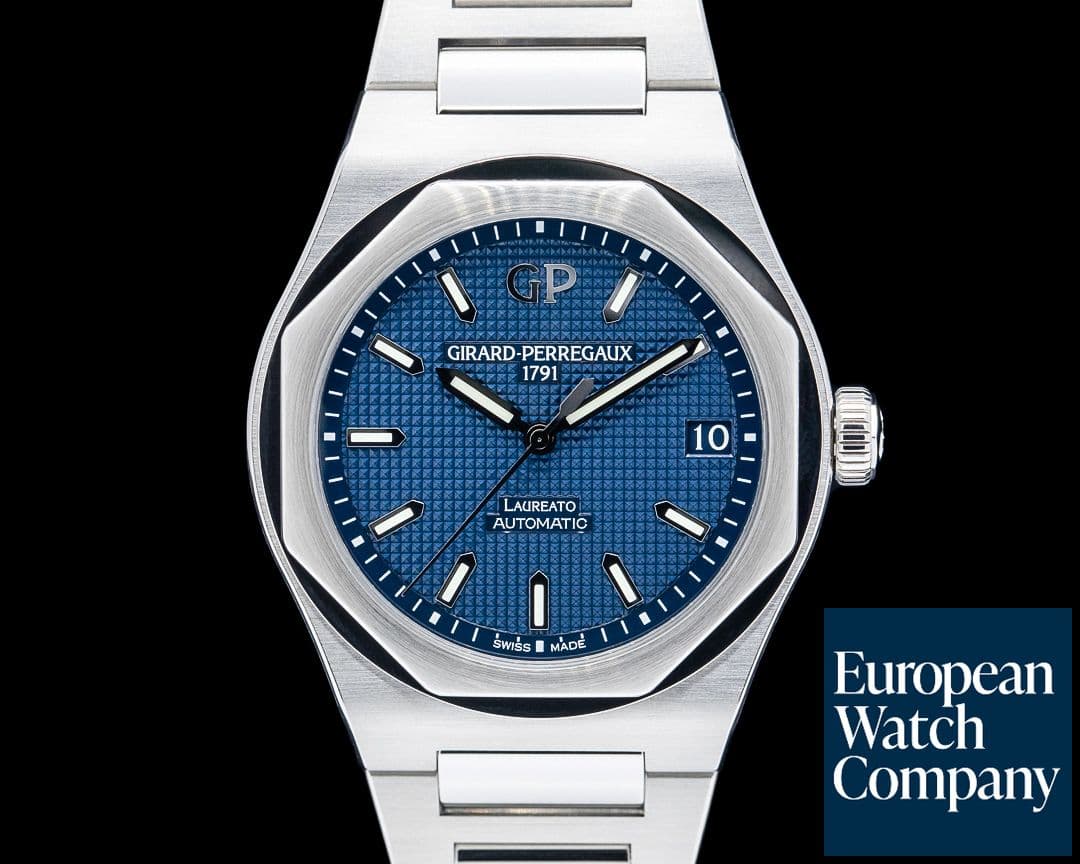 Image of Girard Perregaux Laureato 42MM Automatic SS Blue Dial