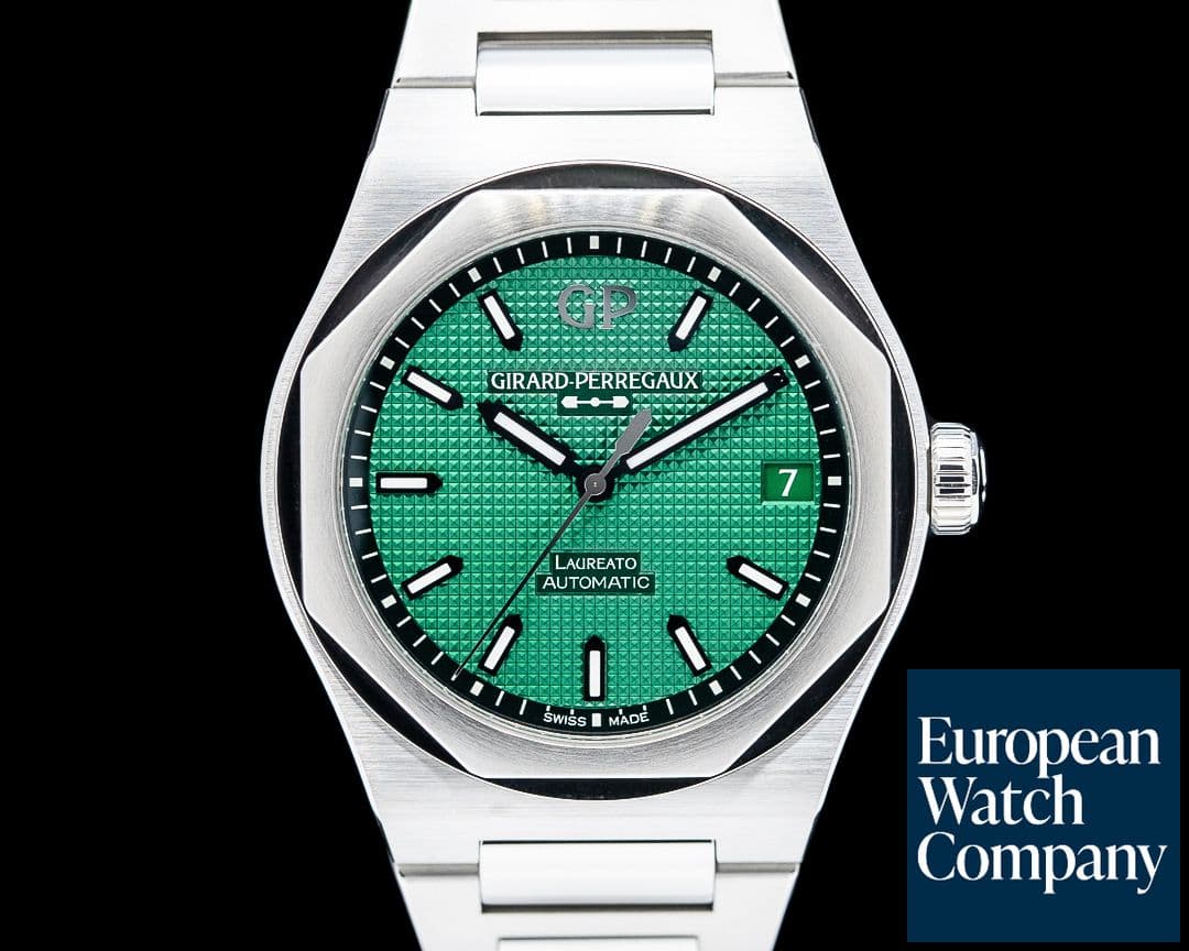Image of Girard Perregaux 81010 Laureato SS Green Dial