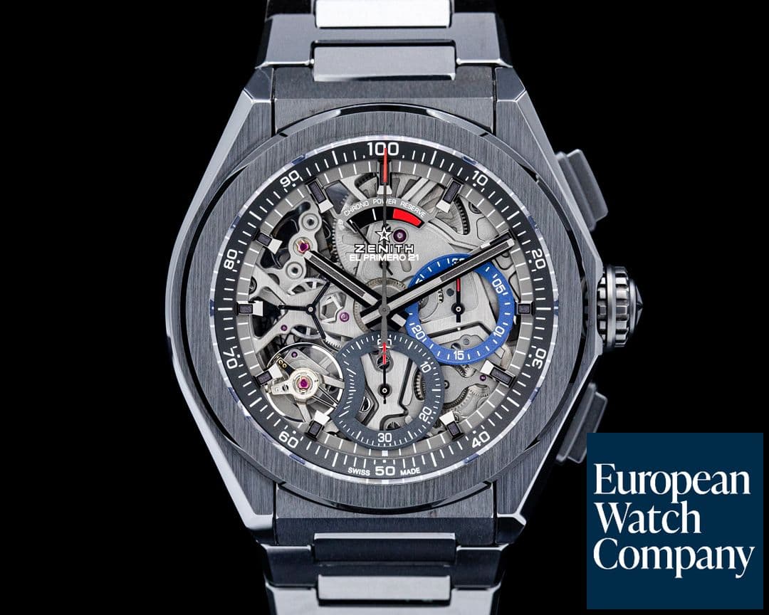 Image of Zenith Defy El Primero 21 Chronograph Black Ceramic Skeleton Dial