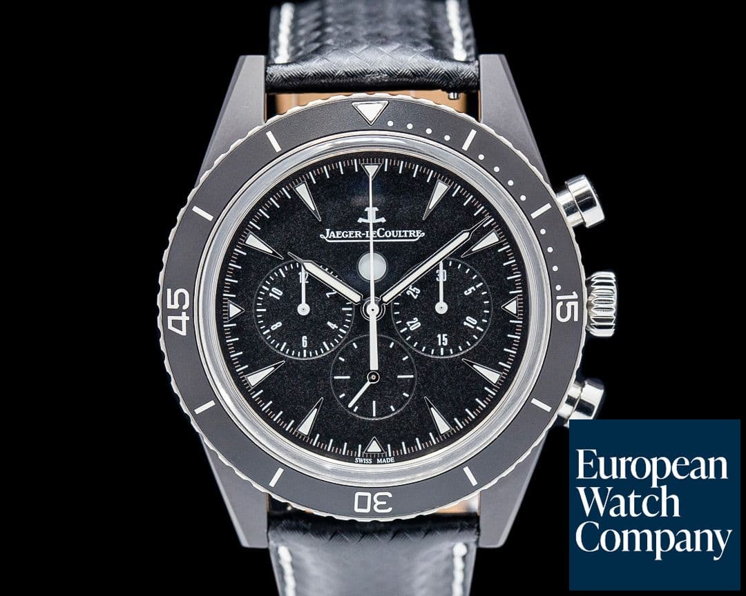 Image of Jaeger LeCoultre Q2068570 Deep Sea Chronograph SS Black Dial