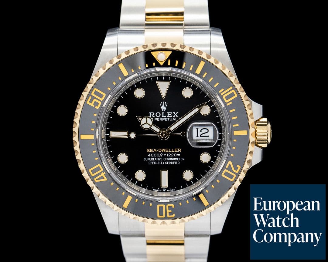 Image of Rolex 126603 Sea-Dweller Oystersteel / 18K Yellow Gold Black Dial 2025