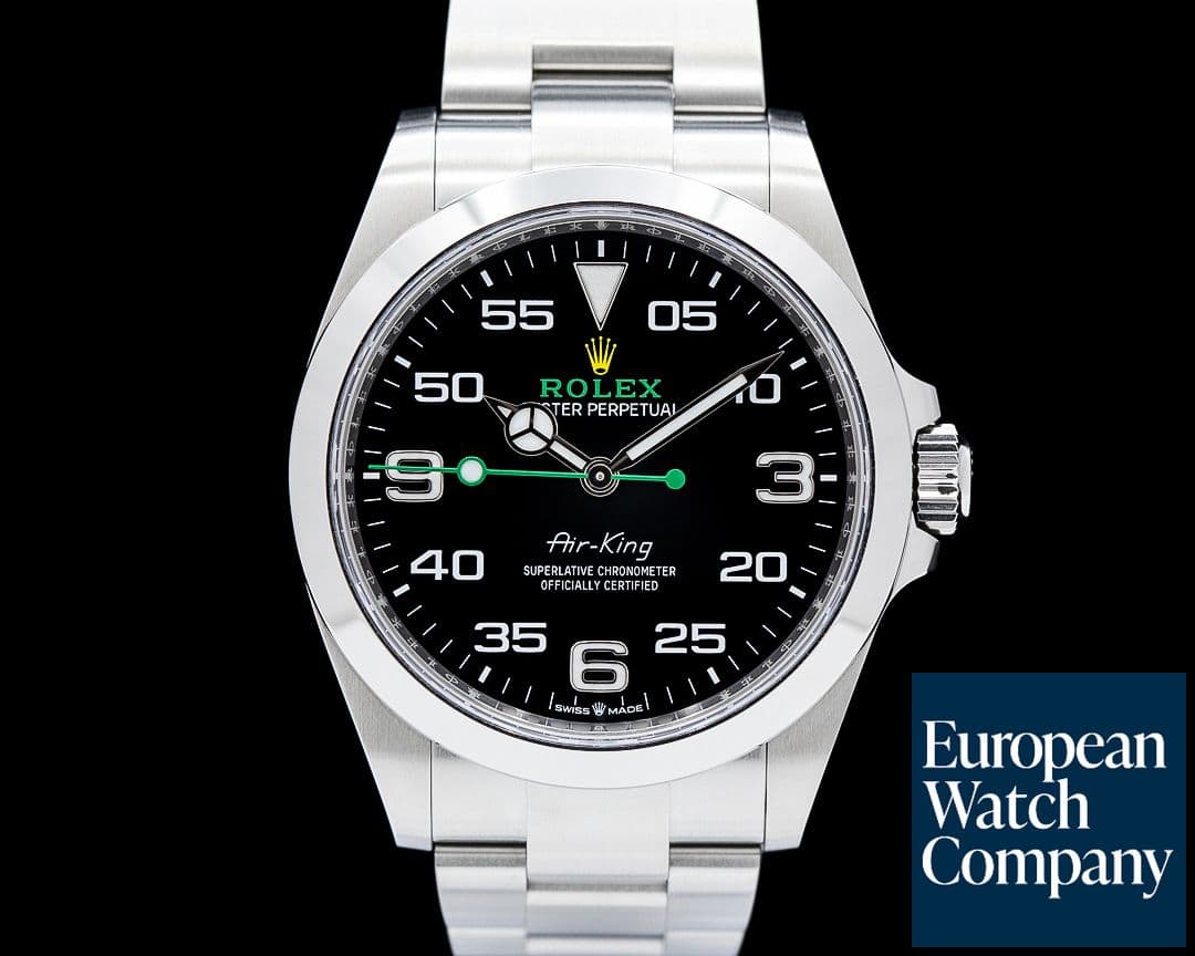 Image of Rolex 126900 Air-King SS Black Dial