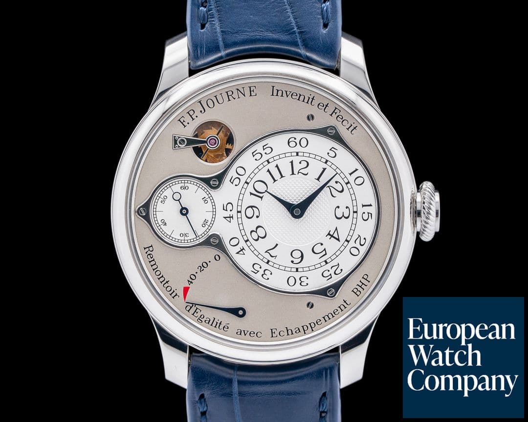Image of F. P. Journe Chronometre Optimum Platinum Silver Dial 2024 UNWORN