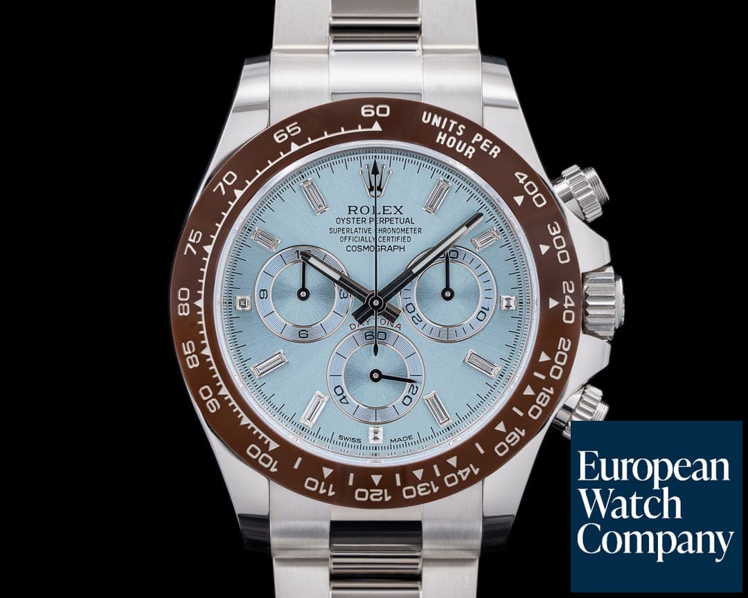 Image of Rolex 116506 Daytona Diamonds Platinum Ice-Blue Dial