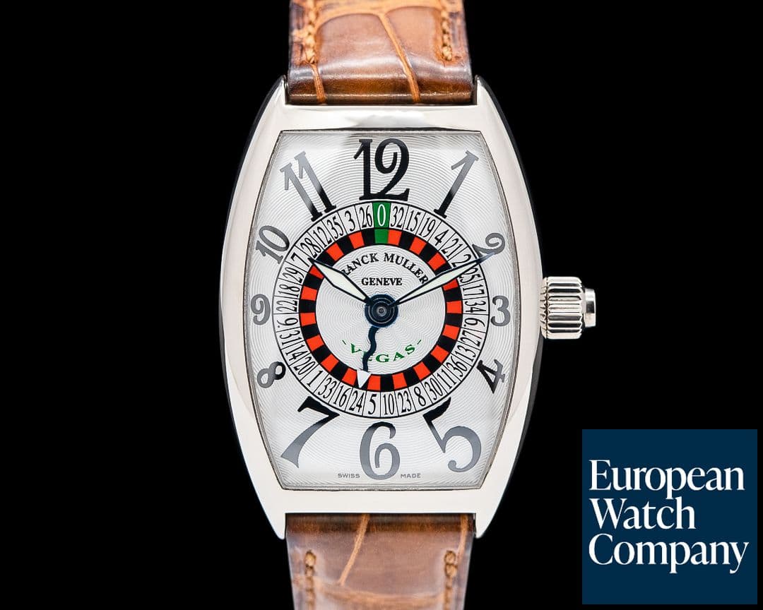 Image of Franck Muller Cintree Curvex Vegas SS Silver Dial