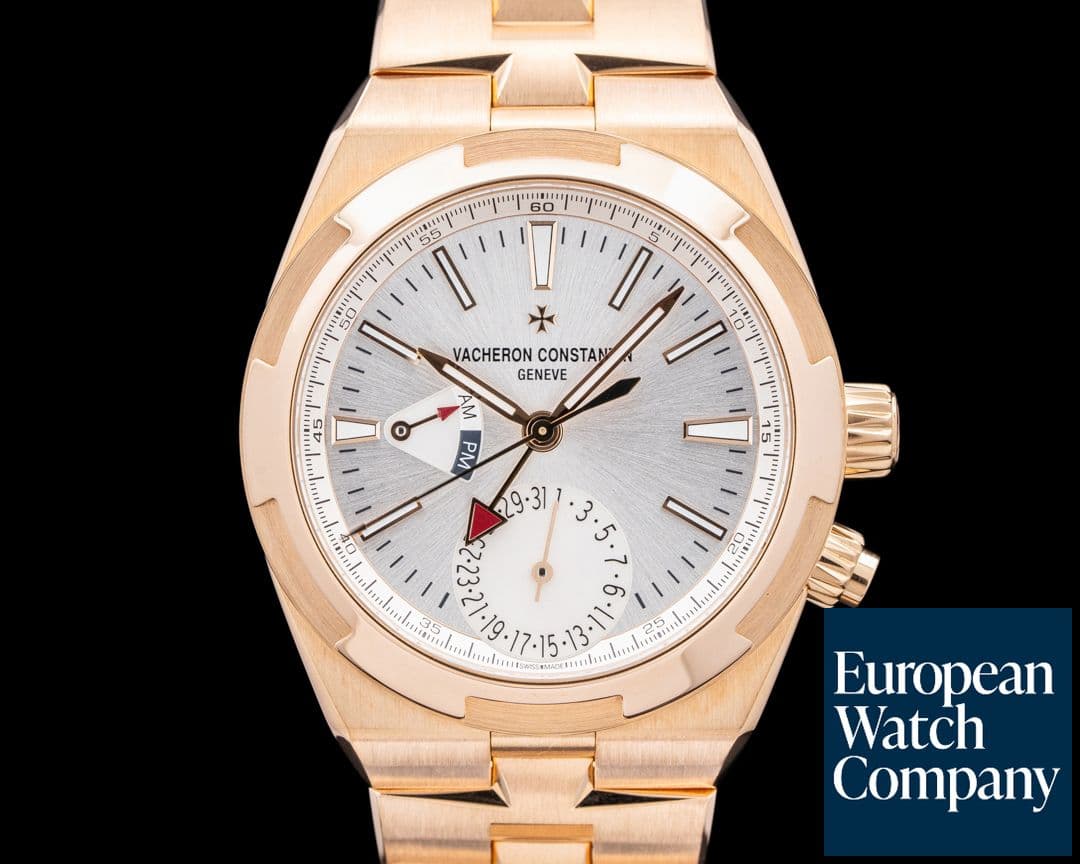 Image of Vacheron Constantin 7900V Overseas Dual Time 18K Rose Gold Silver Dial 2024