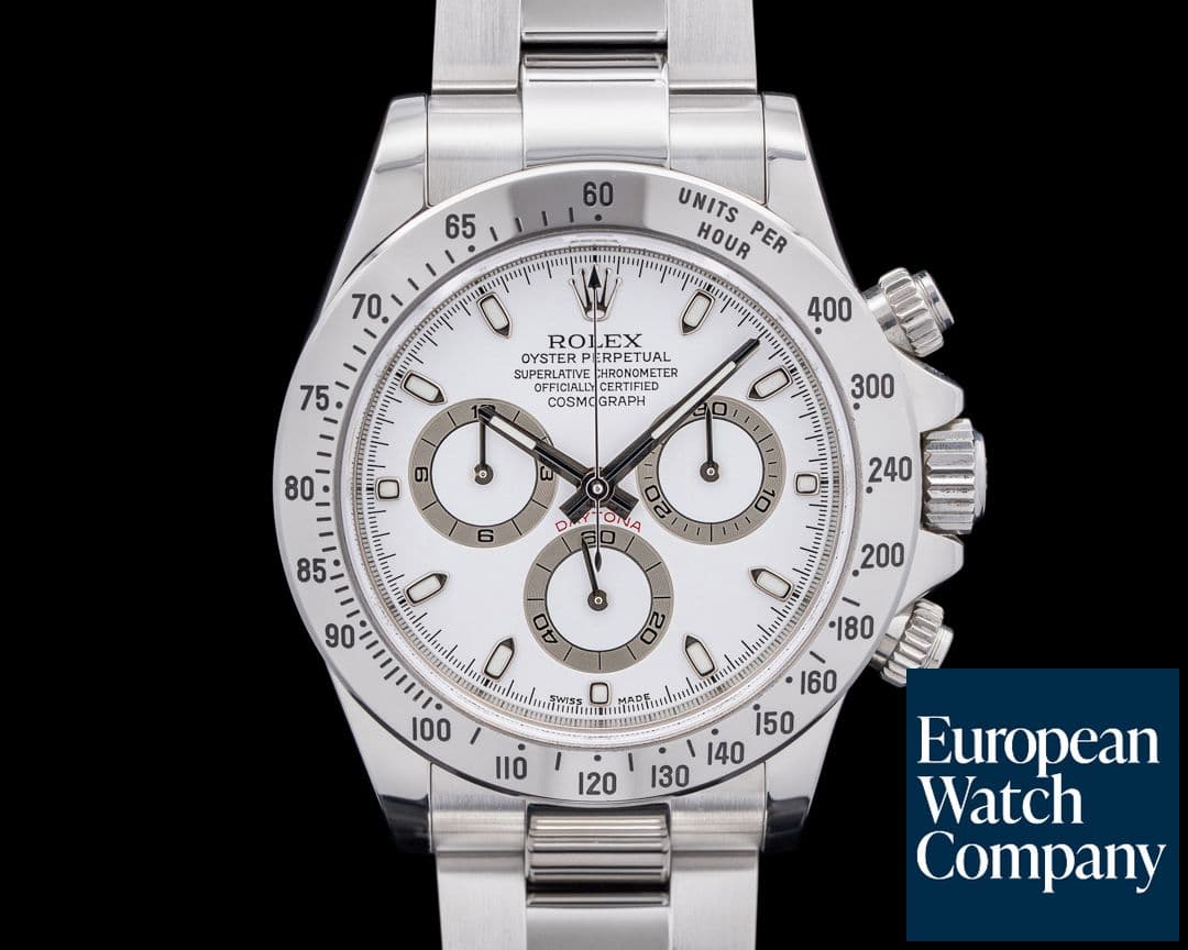Image of Rolex 116520 Daytona SS White Dial