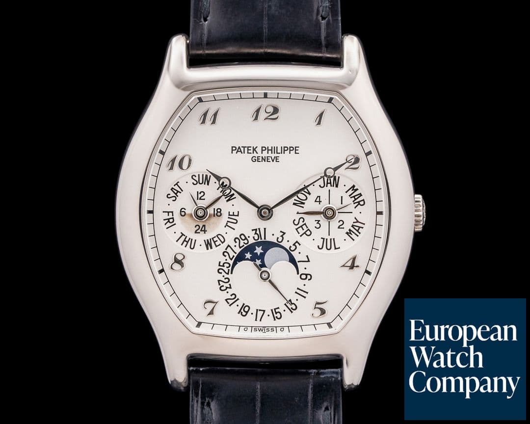 Image of Patek Philippe 5040G Perpetual Calendar 18K White Gold Silver Dial