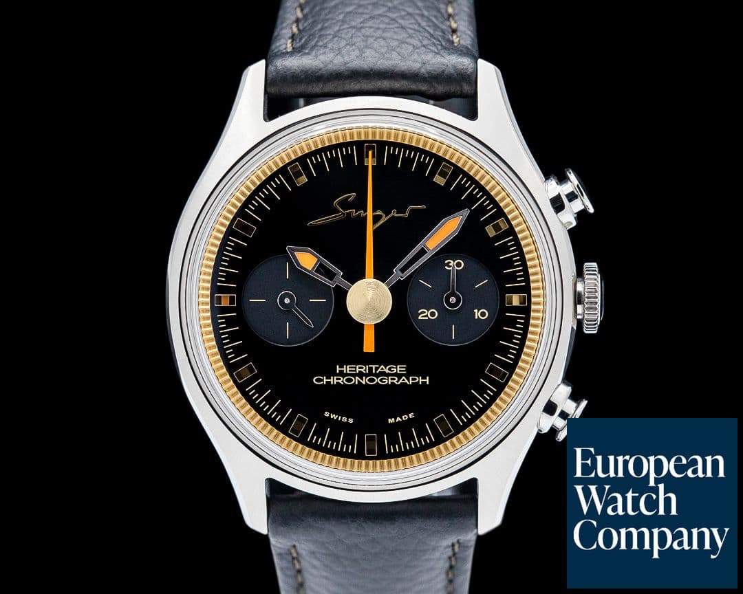 Image of Singer SR601 Heritage Black SS Piano Black Dial 2025