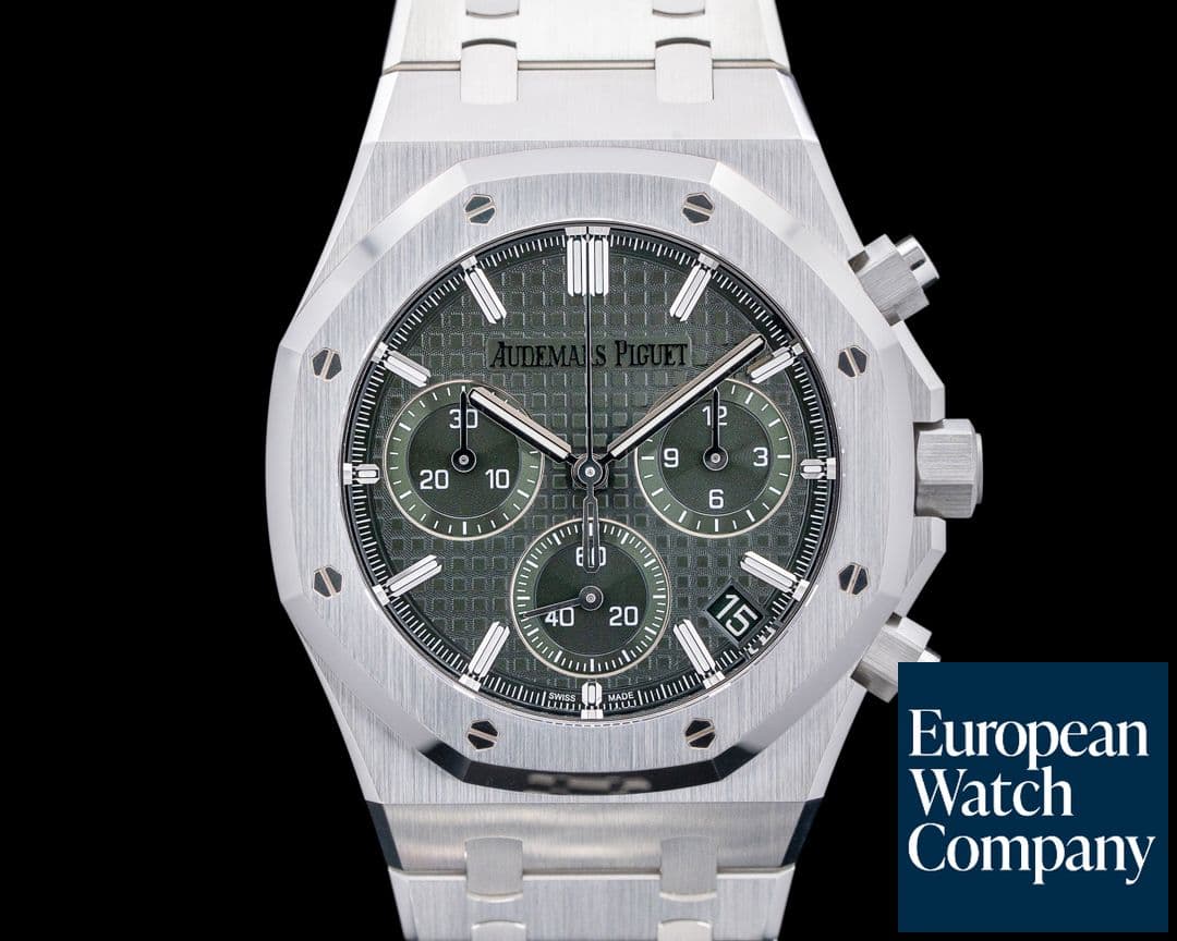 Image of Audemars Piguet 26240ST Royal Oak Chronograph "50th Anniversary" Green Dial