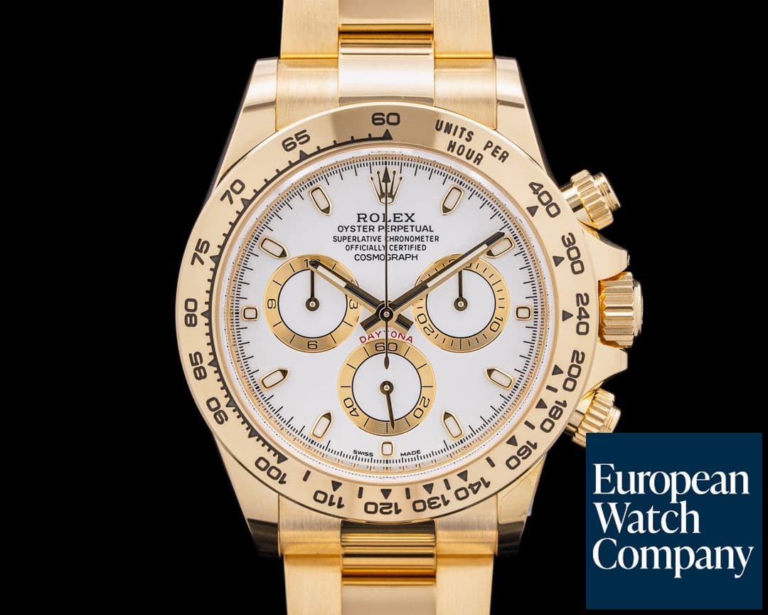 Image of Rolex 116508 Daytona 18K Yellow Gold White Dial