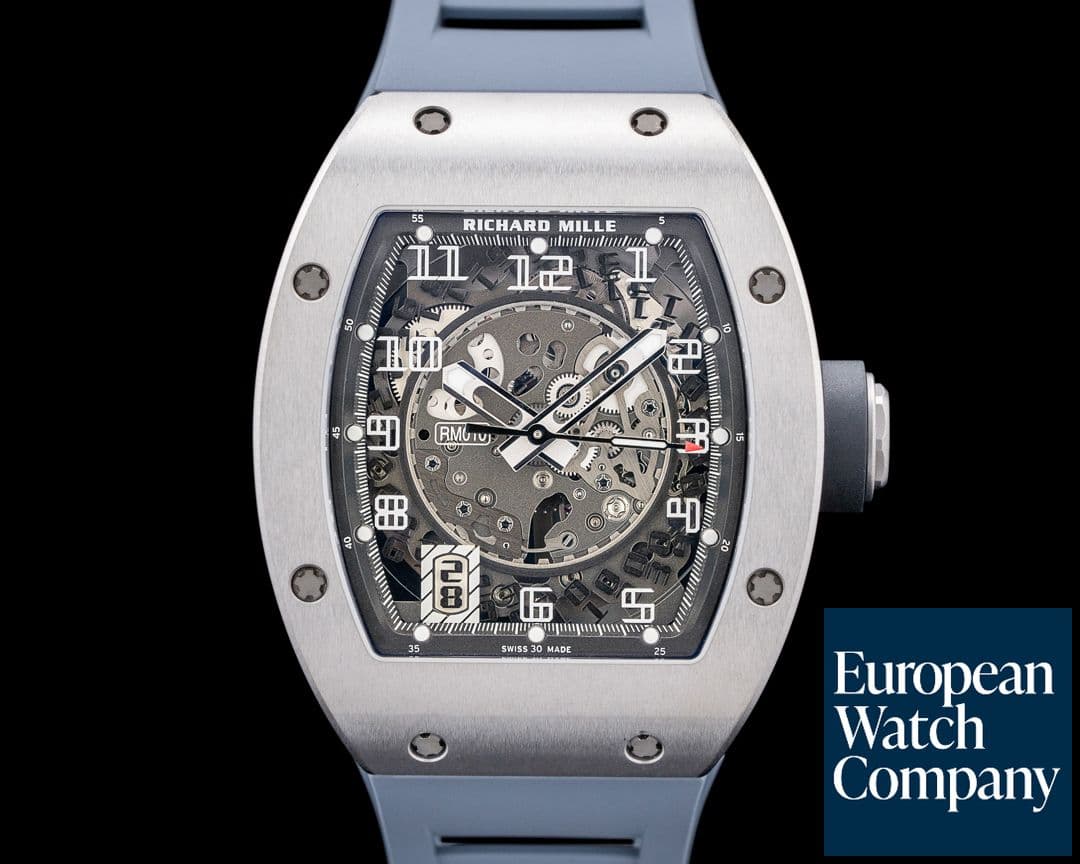 Image of Richard Mille RM010 Automatic Oversize Date Titanium Skeleton Dial