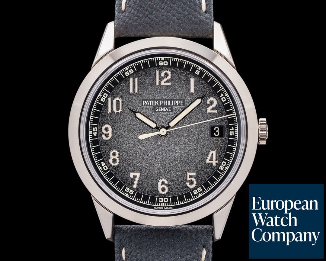 Image of Patek Philippe 5226G Calatrava 18K White Gold Charcoal Textured Dial 2025