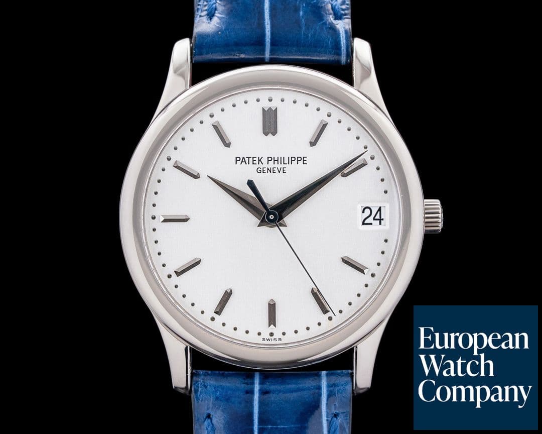 Image of Patek Philippe 3998G Calatrava Automatic 18K White Gold Silver Dial