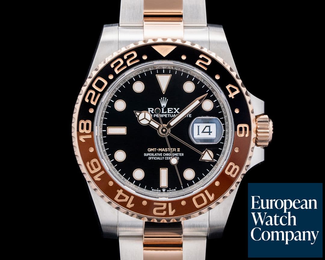 Image of Rolex 126711CHNR GMT-Master II SS / 18k Rose Gold Black Dial 2025