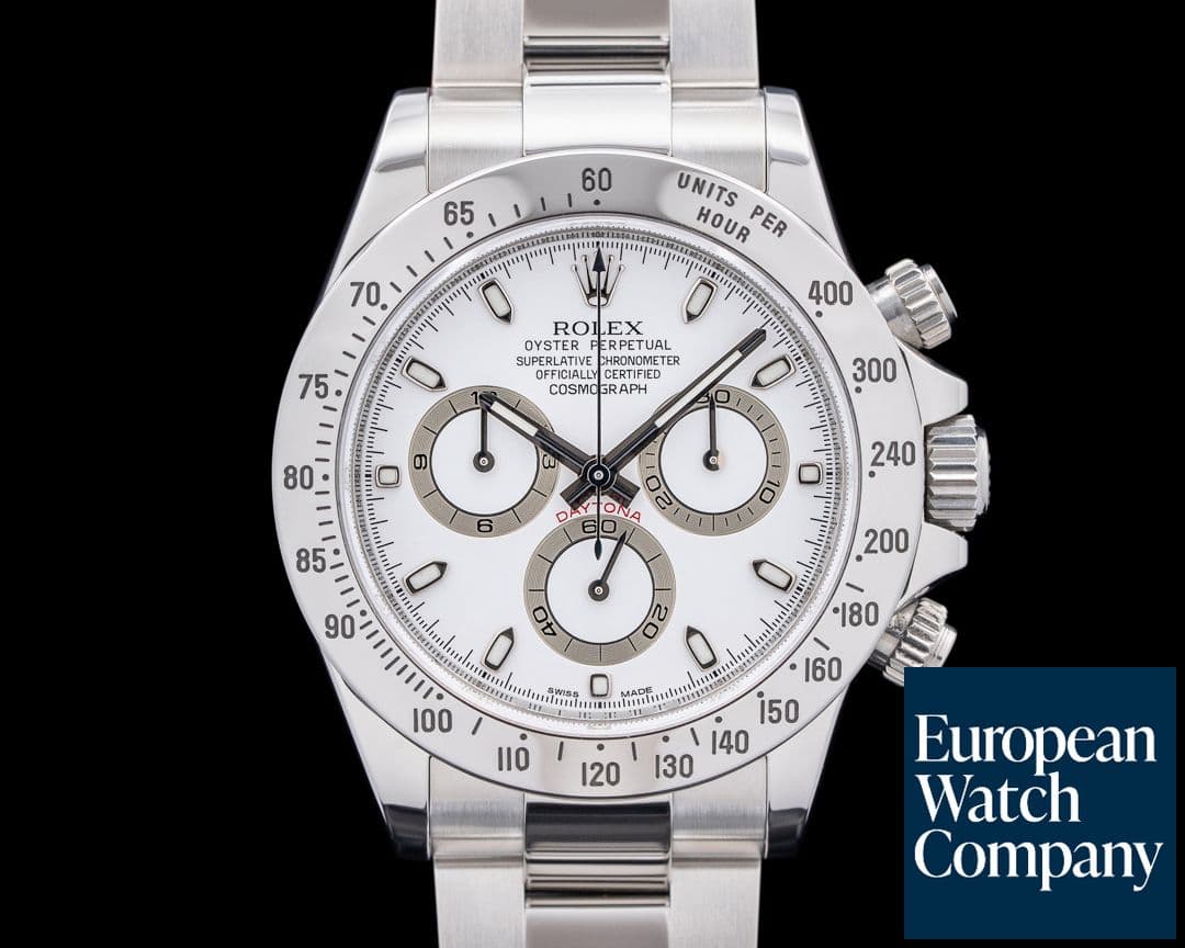 Image of Rolex 116520 Daytona Chronograph SS White Dial