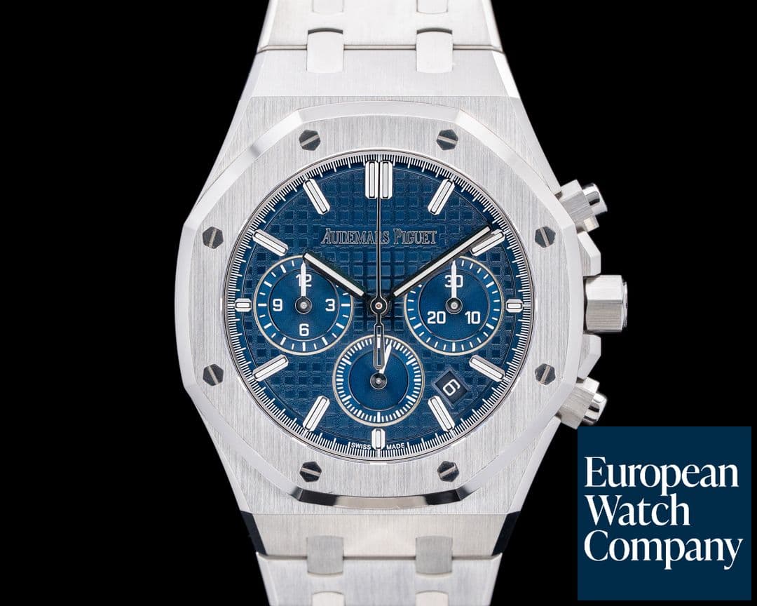 Image of Audemars Piguet 26715ST Royal Oak Chronograph SS Blue Dial