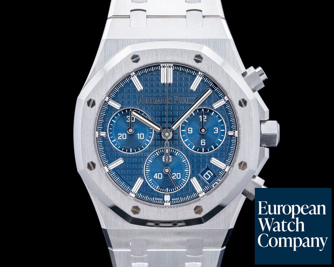 Image of Audemars Piguet 26240ST Royal Oak Chronograph SS Blue Dial