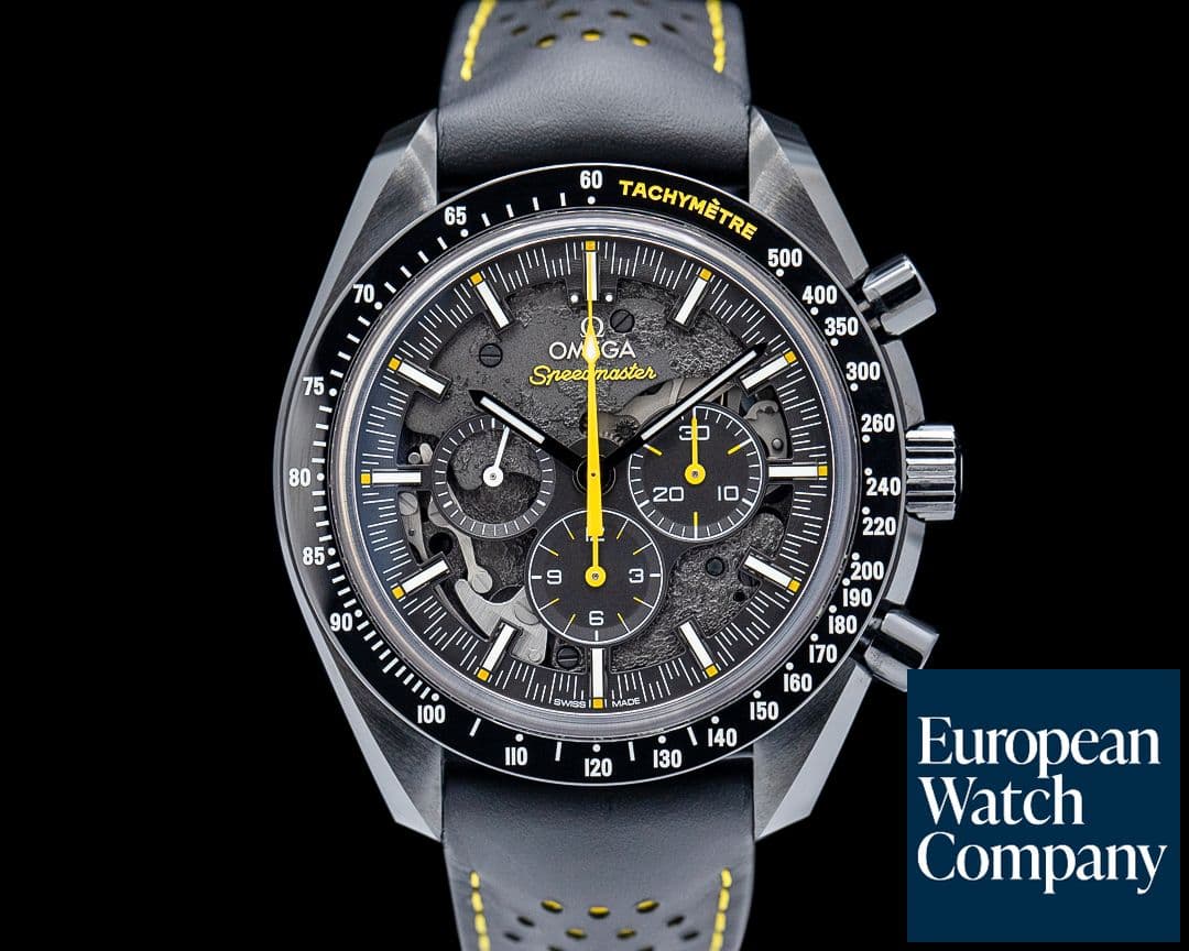 Image of Omega Speedmaster "Dark Side of the Moon" Black Ceramic Black Dial