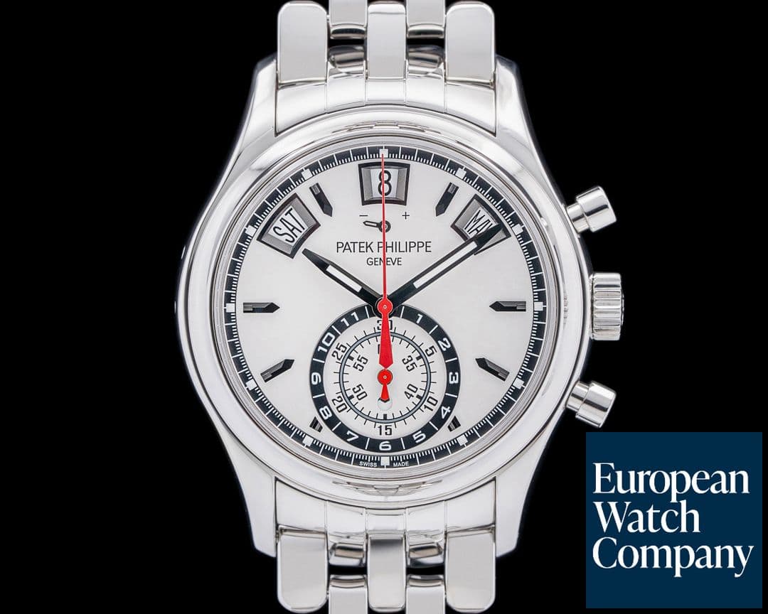 Image of Patek Philippe 5960 Annual Calendar Chronograph SS Silver Dial