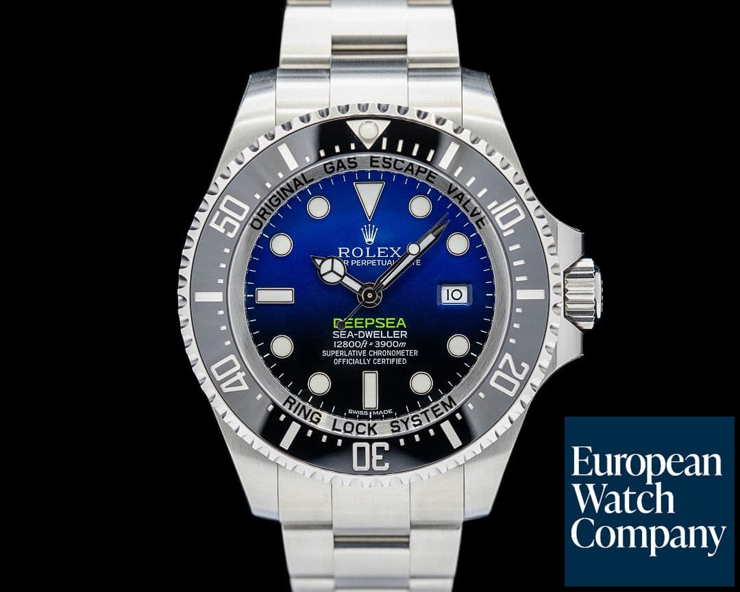 Image of Rolex 116660 Sea-Dweller Deepsea "James Cameron" SS Blue Dial UNWORN