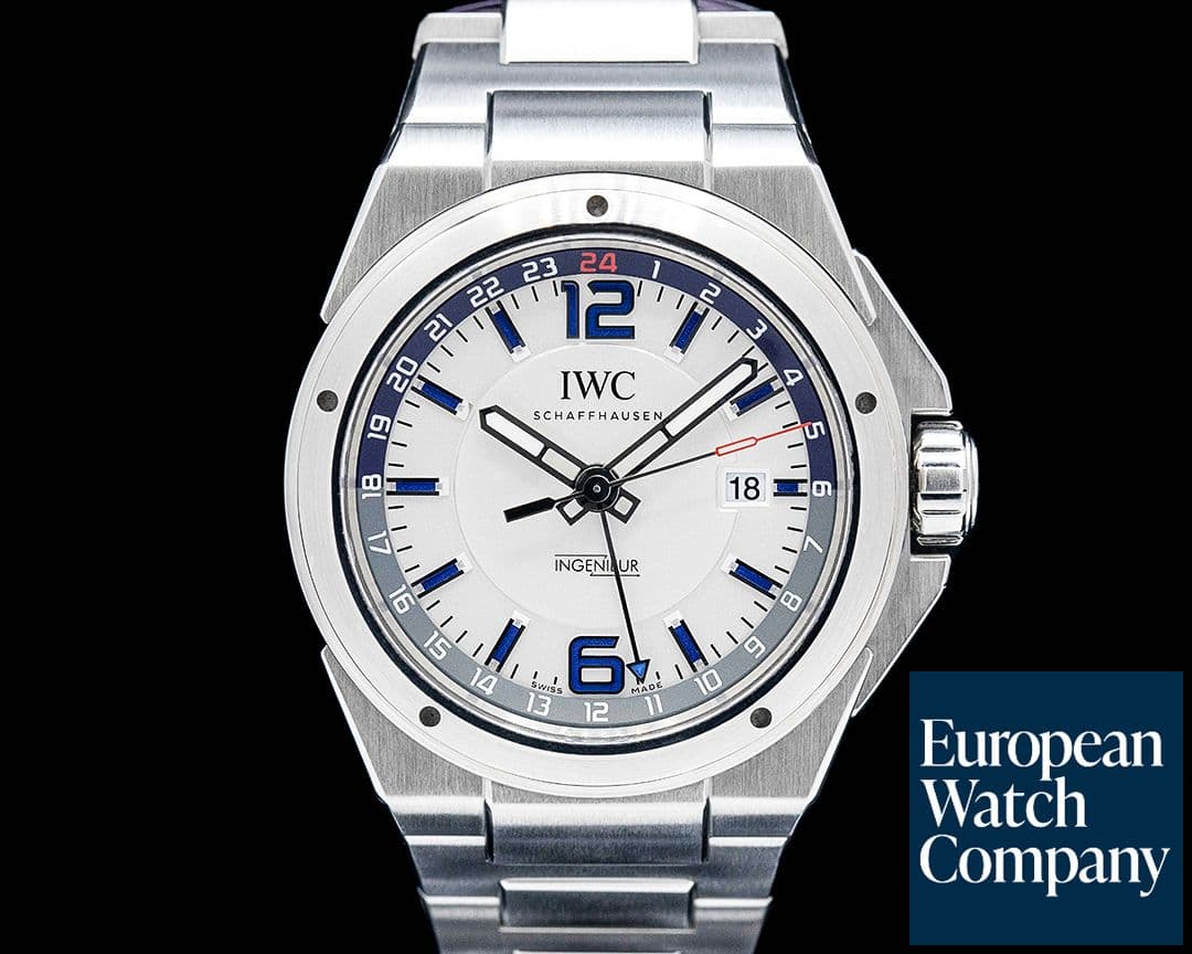 Image of IWC IW324404 Ingenieur Dual Time SS Silver Dial