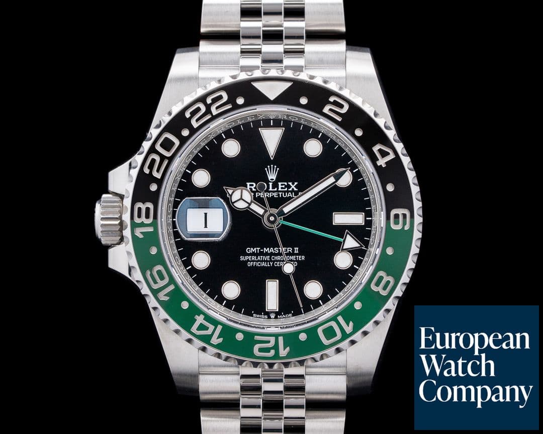 Image of Rolex 126720VTNR GMT-Master II Left-Handed "Sprite" Jubilee SS Black Dial 2024