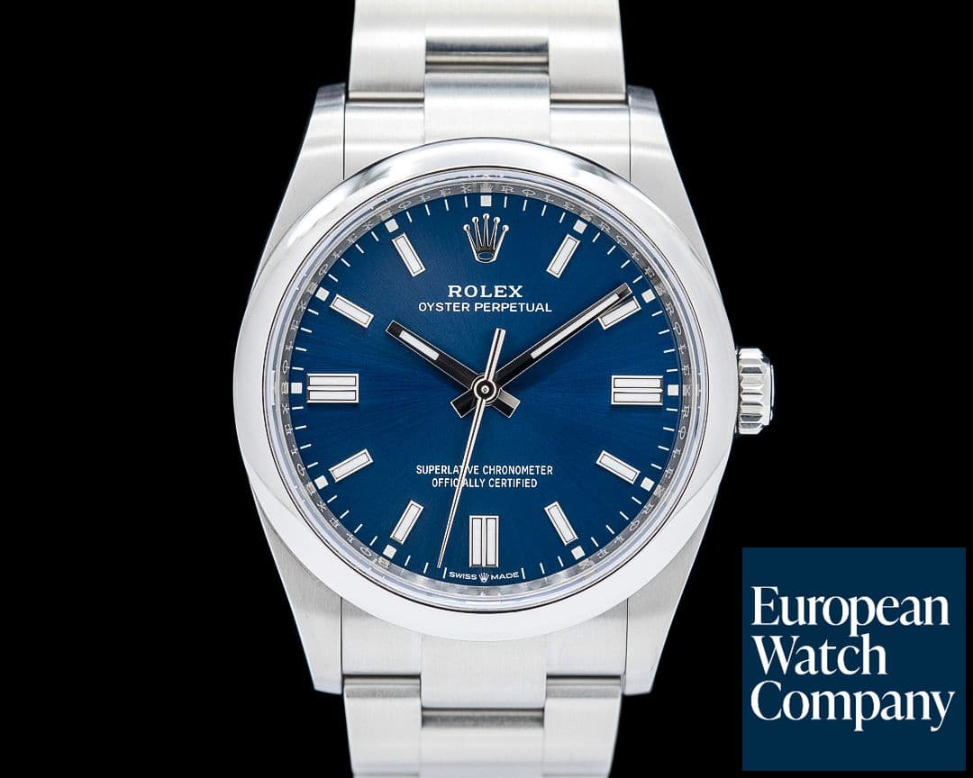 Image of Rolex 126000 Oyster Perpetual SS Blue Dial 2025