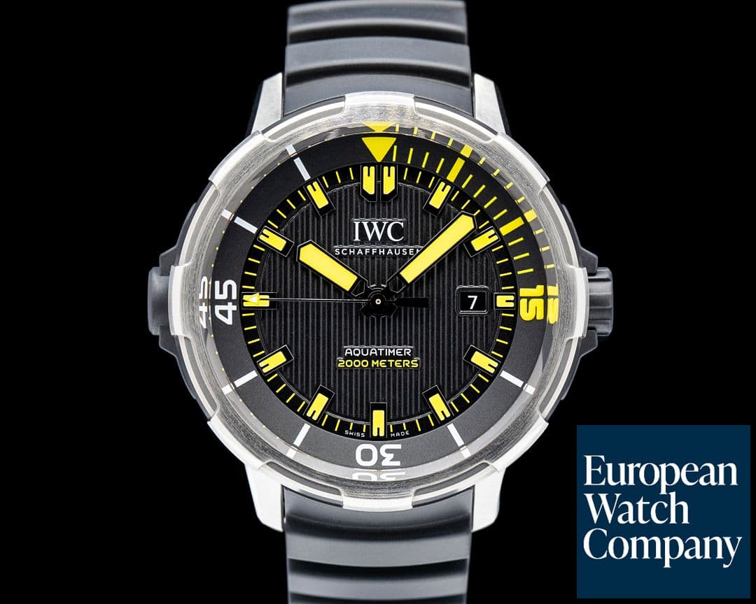 Image of IWC IW358001 Aquatimer Automatic 2000 Titanium Black Dial