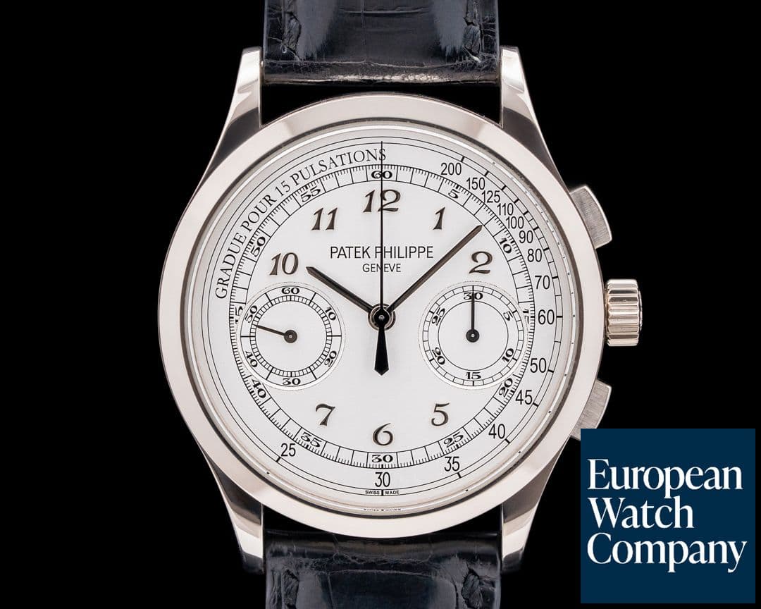 Image of Patek Philippe 5170G Chronograph 18K White Gold Silver Dial