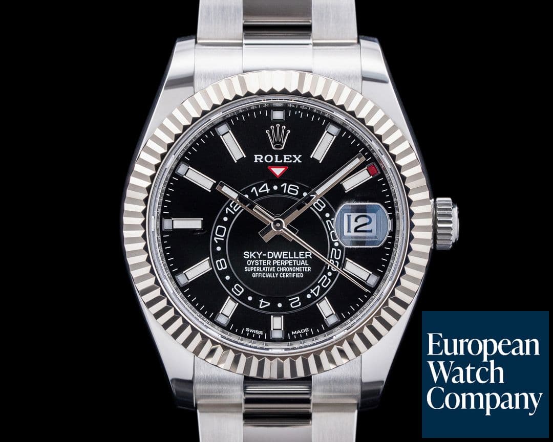 Image of Rolex 326934 Sky-Dweller SS Black Dial