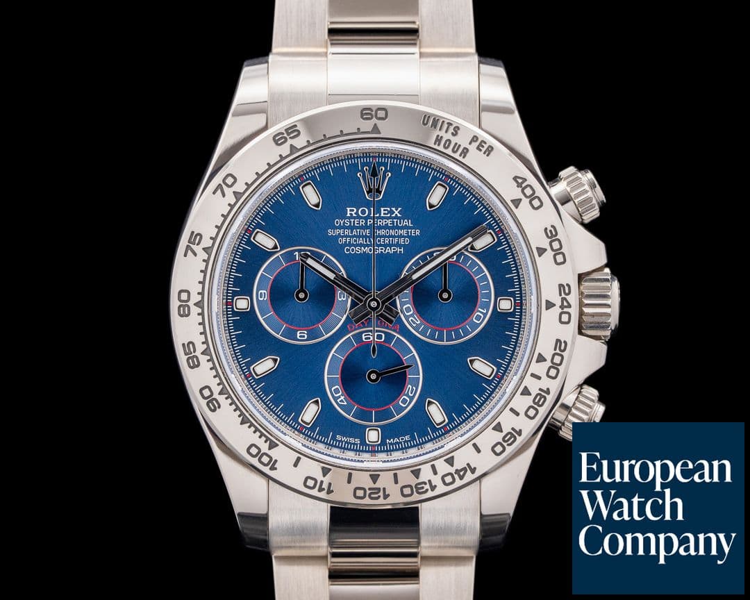 Image of Rolex 116509 Daytona 18K White Gold Blue Dial
