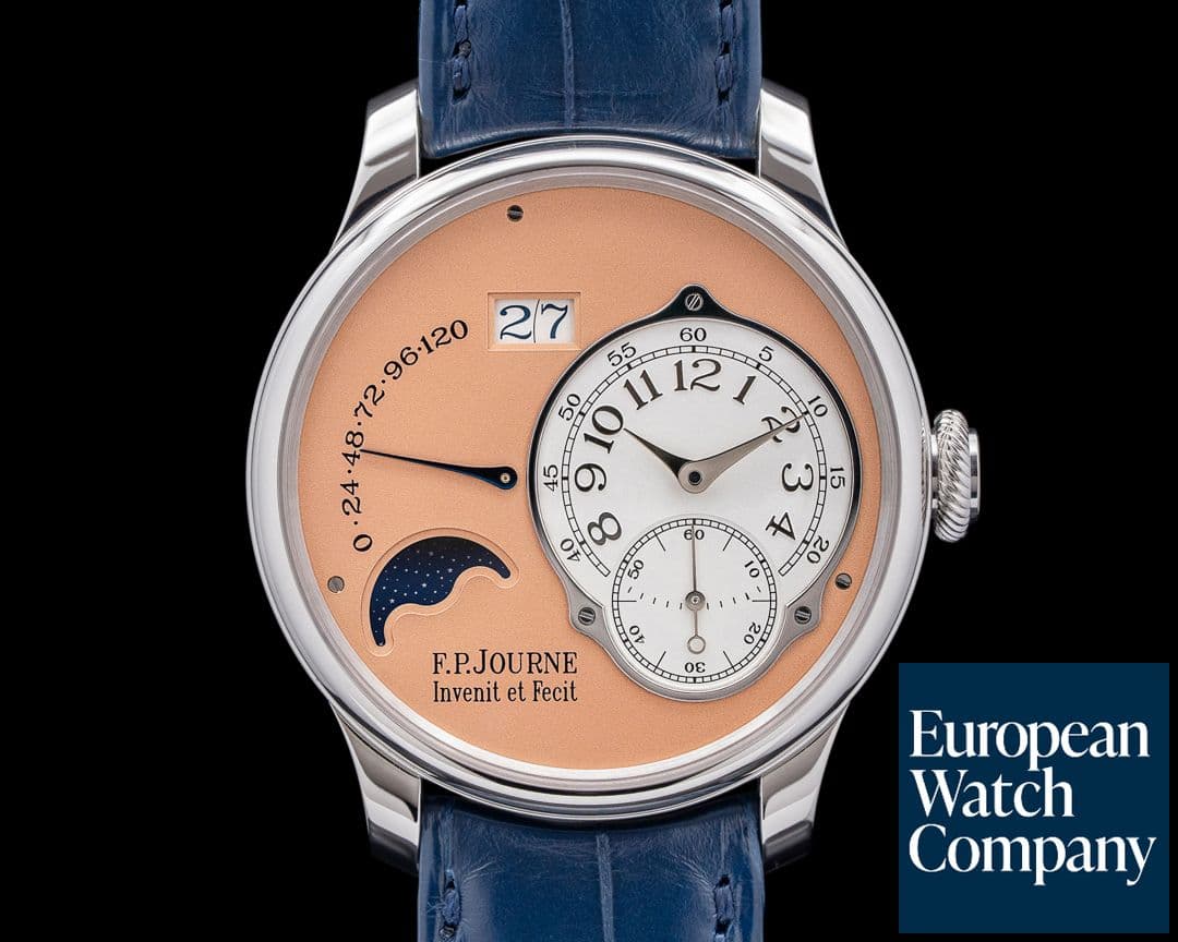Image of F. P. Journe Octa Lune Platinum Salmon Dial 2025 UNWORN