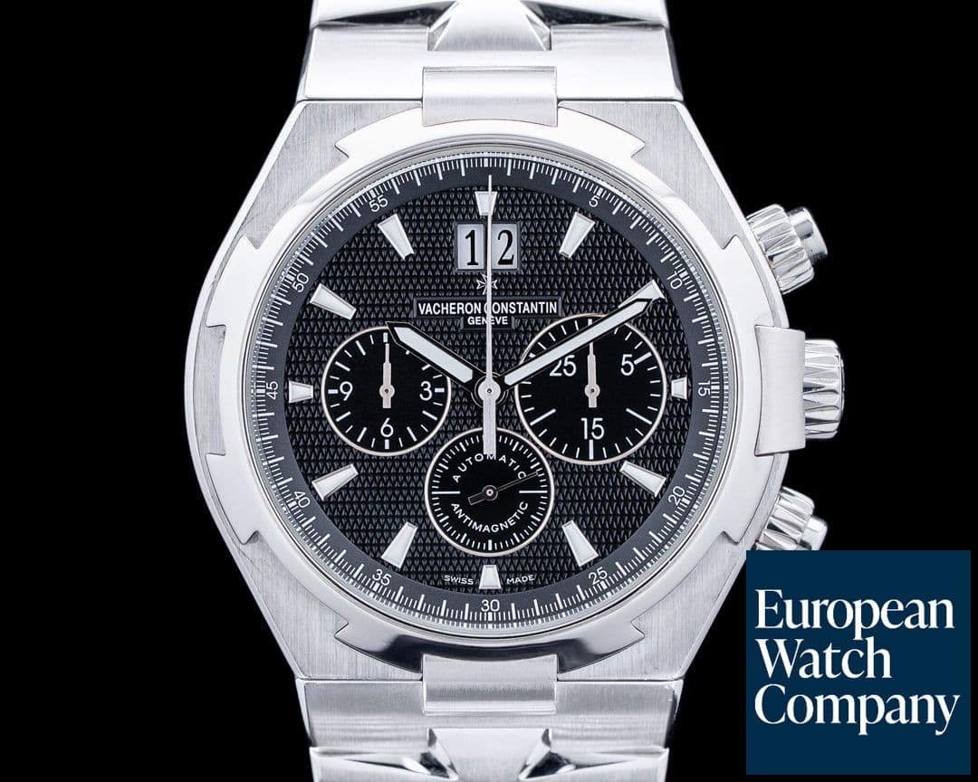 Image of Vacheron Constantin 49150 Overseas Chronograph SS Black Dial
