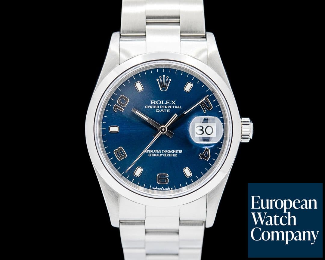 Image of Rolex 15200 Oyster Perpetual Date SS Blue Dial