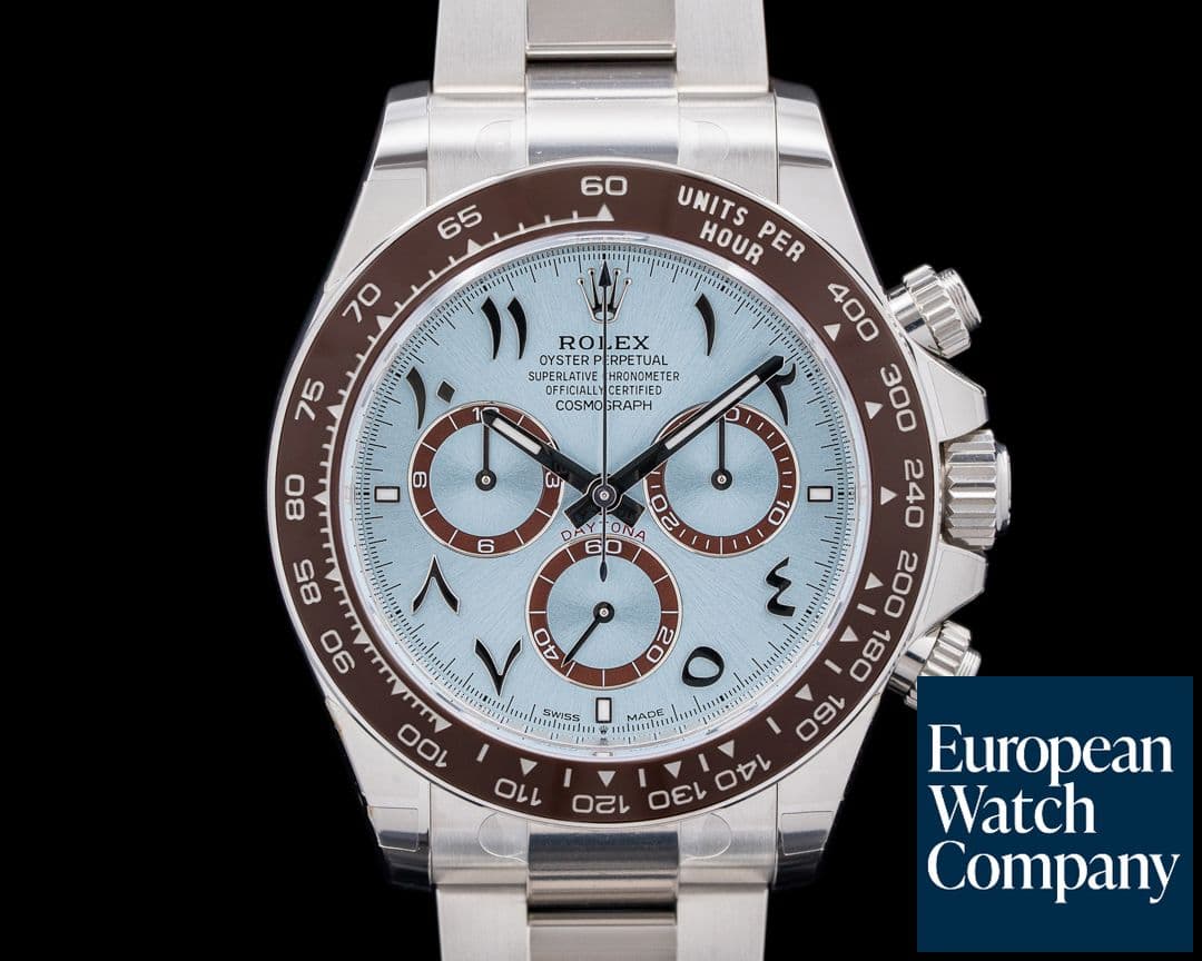 Image of Rolex 126506 Daytona Platinum Ice Blue Arabic Dial 2025 UNWORN