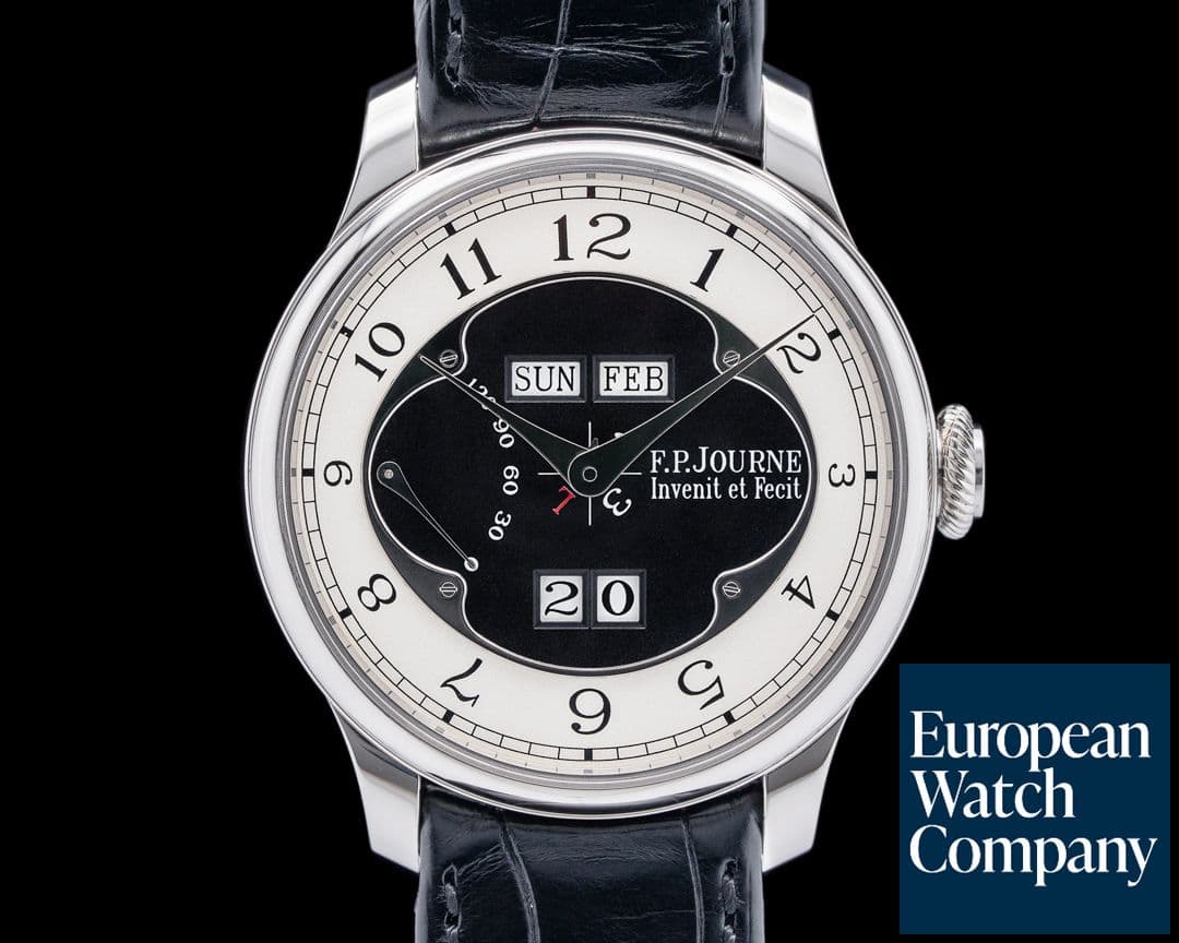 Image of F. P. Journe Octa Quantieme Perpetuel Black Label 40MM Platinum Black Dial