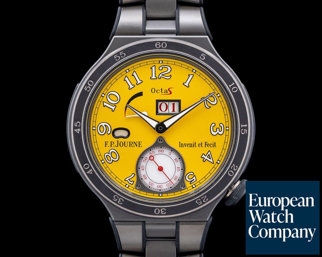 Image of F. P. Journe ARS2/AR2 Octa Automatique Reserve Titanium Yellow Dial