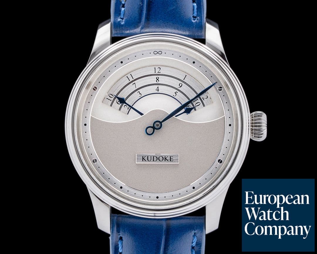 Image of Kudoke Kudoke 3 HANDwerk Series Black SS Gray Dial