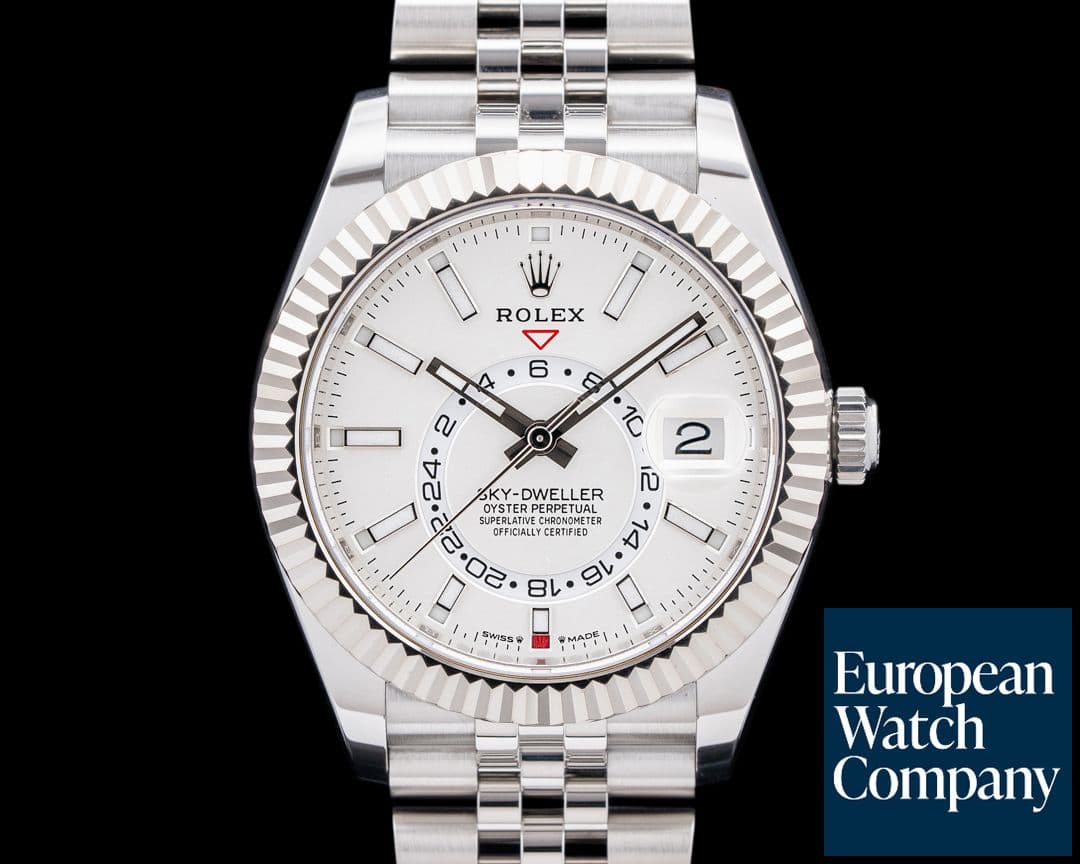 Image of Rolex 336934 Sky-Dweller SS Silver Dial