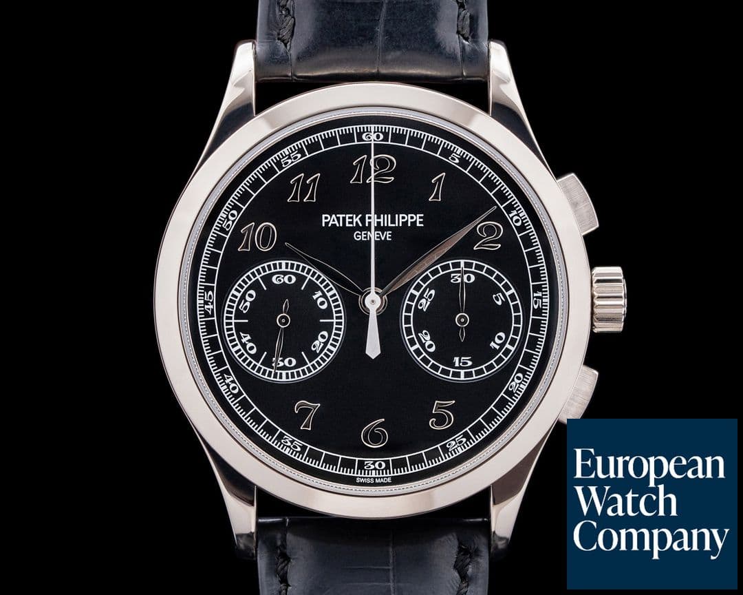Image of Patek Philippe 5170G Manual Wind Chronograph 18K White Gold Black Dial