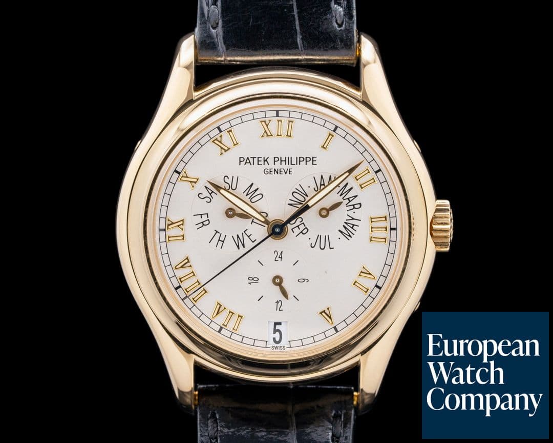 Image of Patek Philippe 5035J Annual Calendar 18K Yellow Gold Silver Dial
