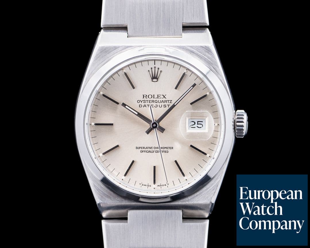 Image of Rolex 17000 Datejust Oysterquartz SS Silver Dial