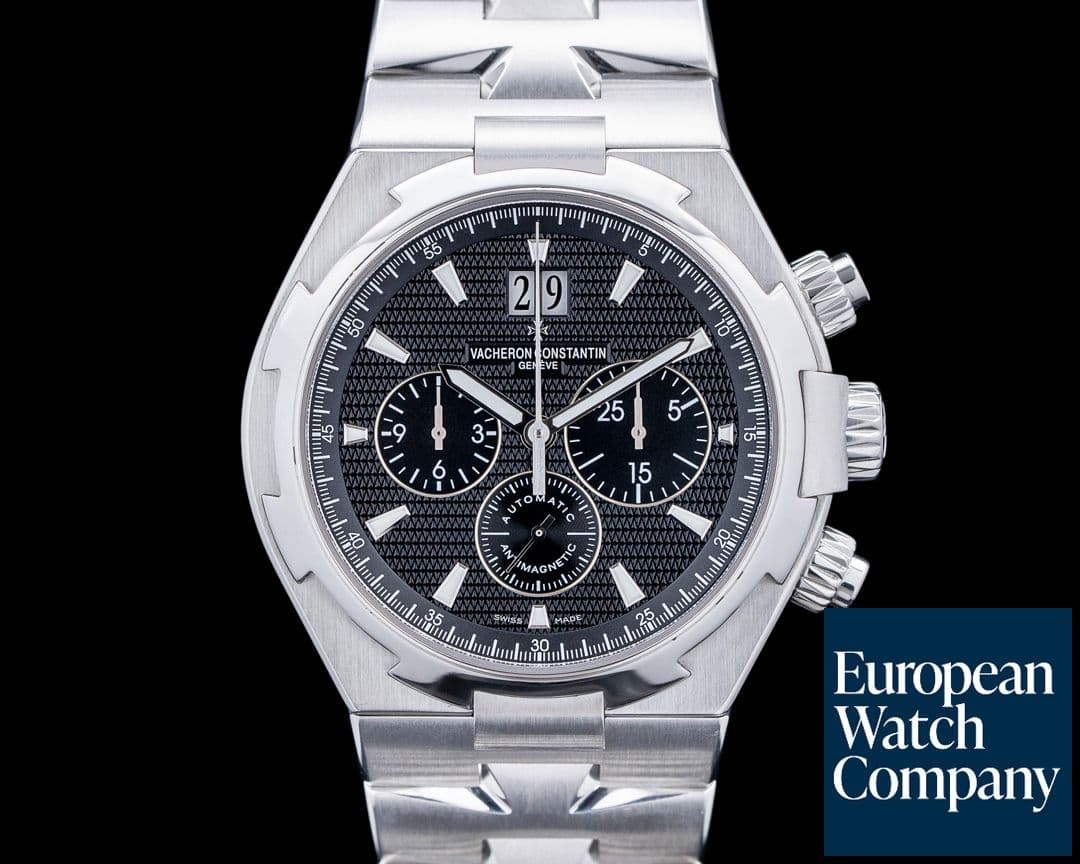 Image of Vacheron Constantin 49150 Overseas Chronograph SS Black Dial