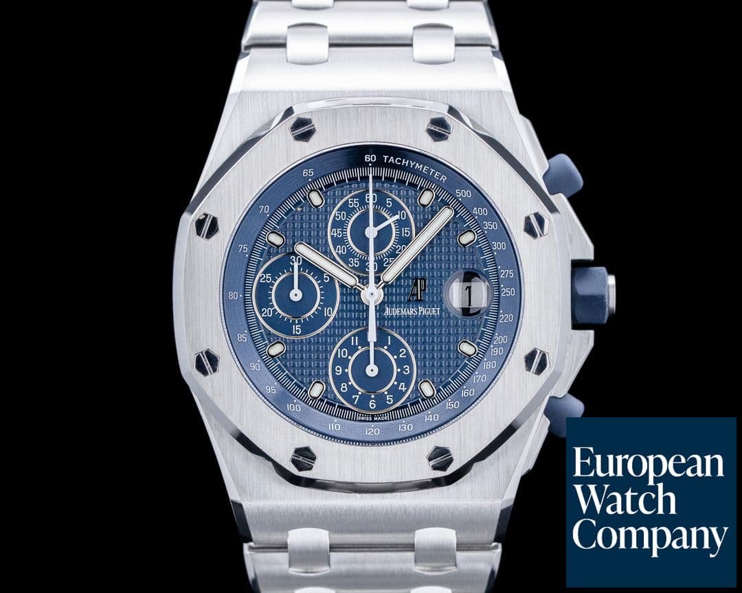Image of Audemars Piguet 25721ST Royal Oak Offshore "The Beast" SS Blue Dial