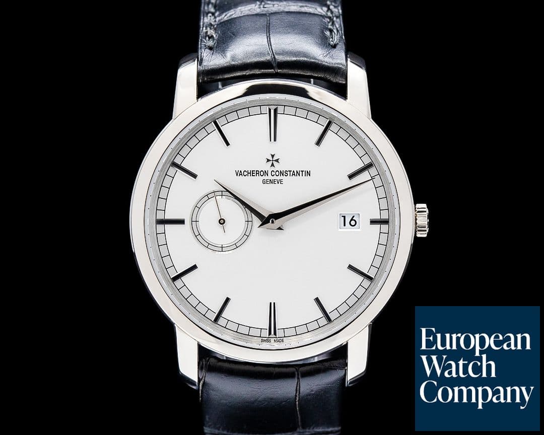 Image of Vacheron Constantin 87172/000G-9301 Patrimony Traditionnelle 18K White Gold Silver Dial