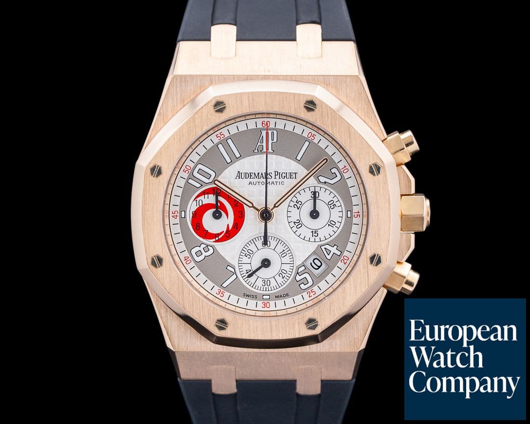 Image of Audemars Piguet 25979OR Royal Oak "City of Sails Alinghi" 18K RG Silver Dial LIMITED