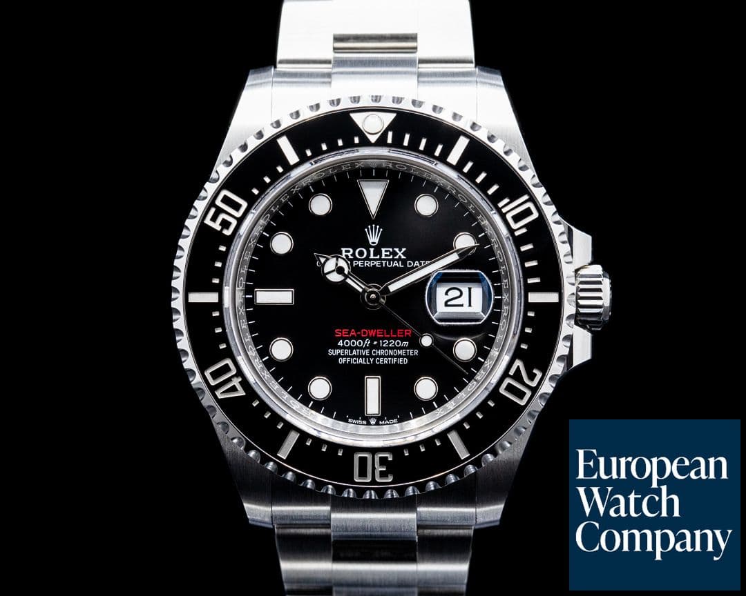 Image of Rolex 126600 Sea-Dweller SS Black Dial